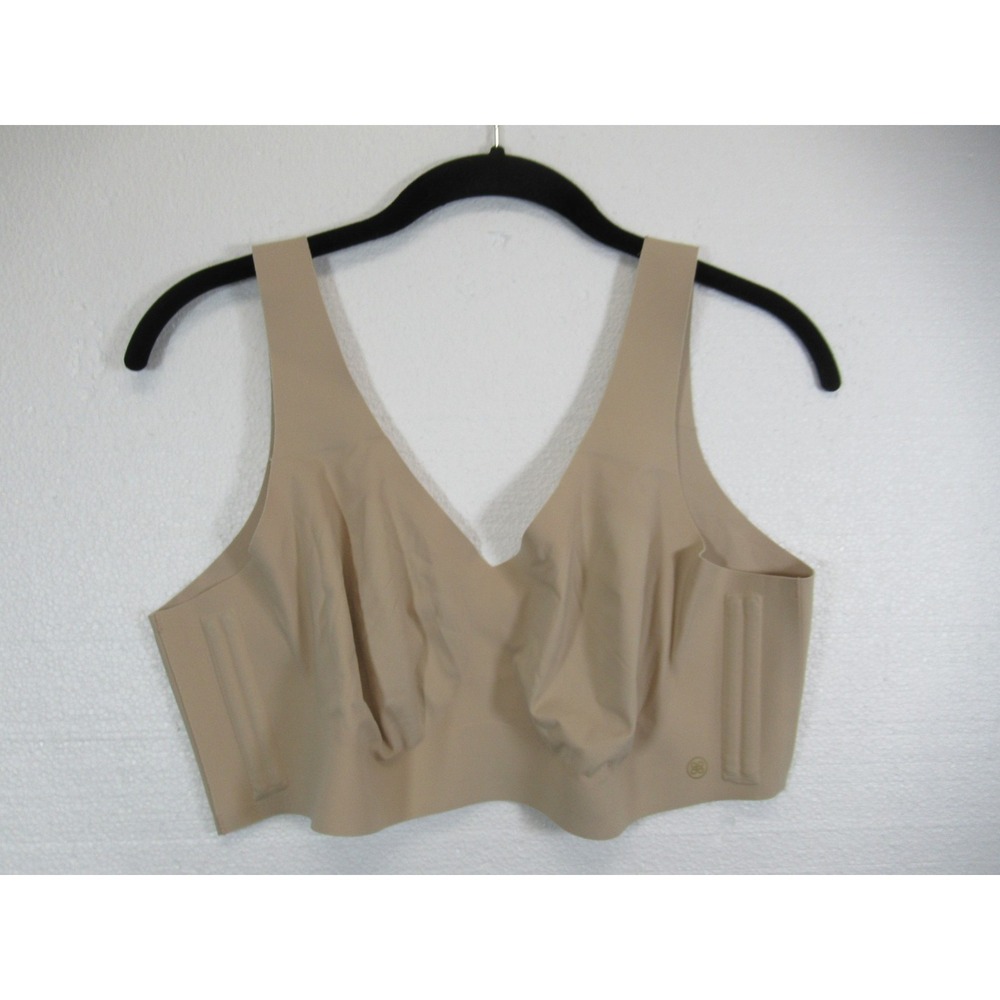 Honeylove V-neck Pullover Bra XL Beige Wireless LWBR0101